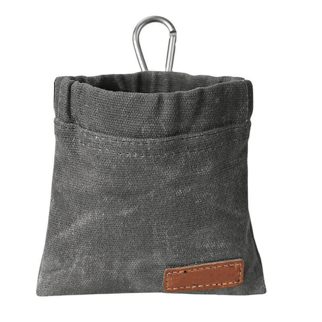 Hands-Free Portable Pet Training Treat Pouch - Grey