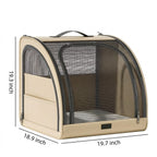 Breathable Car Pet Travel Carrier Dog Seat - product size