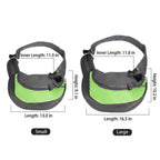 Breathable Mesh Pet Sling Bag Portable Carrier - product size
