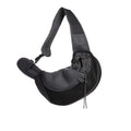 Breathable Mesh Pet Sling Bag Portable Carrier - Black