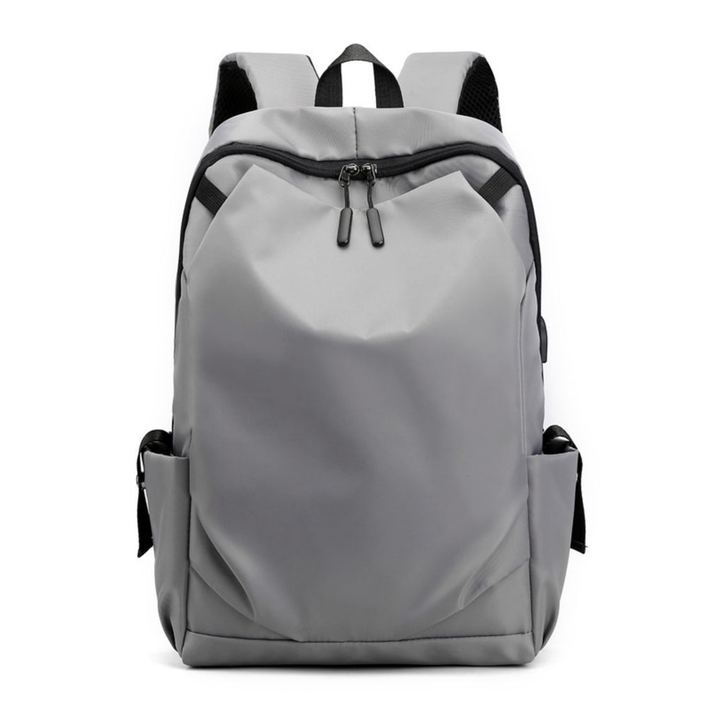 Large Capacity Laptop Travel School Backpack - Gray