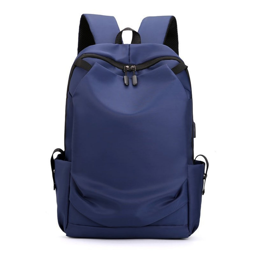 Large Capacity Laptop Travel School Backpack - Blue