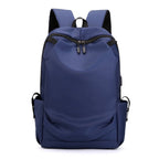 Large Capacity Laptop Travel School Backpack - Blue