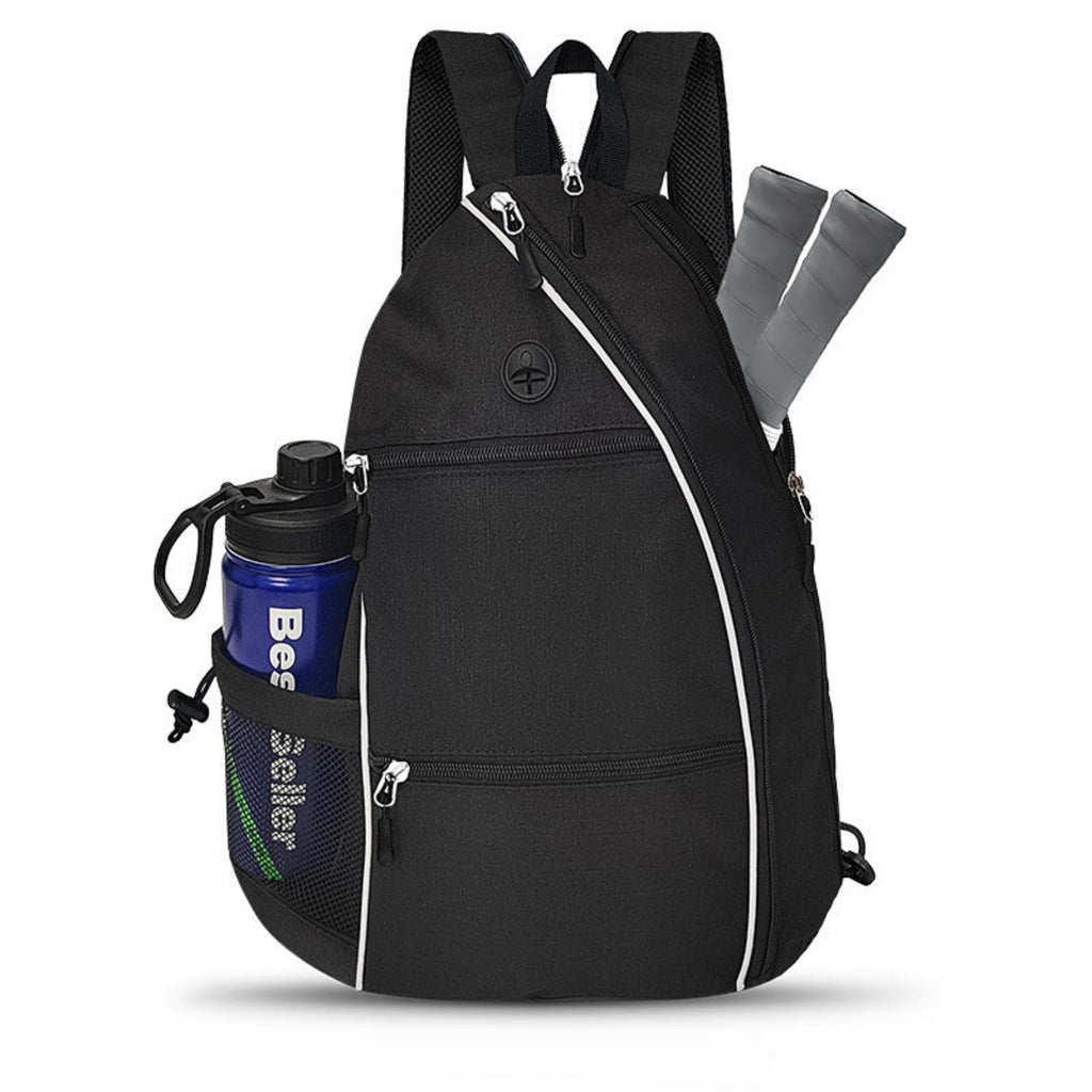 Large Pickleball Paddle Sports Backpack - Black