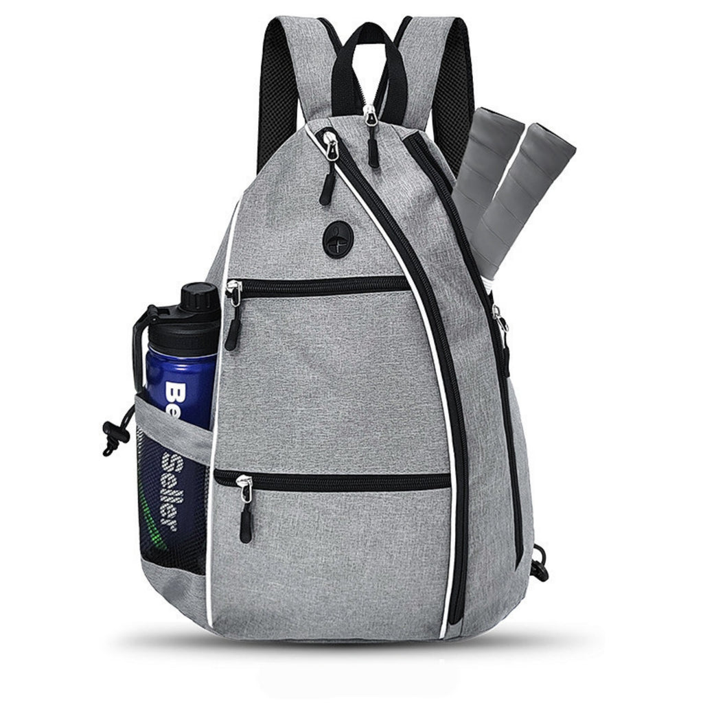 Large Pickleball Paddle Sports Backpack - Gray