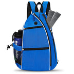 Large Pickleball Paddle Sports Backpack - Blue