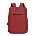Business USB Laptop Travel Commuting Backpack - Red
