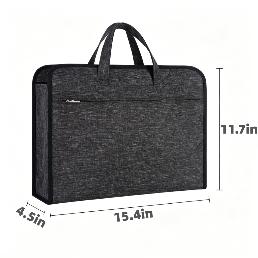 Thick Oxford Business Document Briefcase Handbag - product size