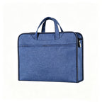 Thick Oxford Business Document Briefcase Handbag - Blue