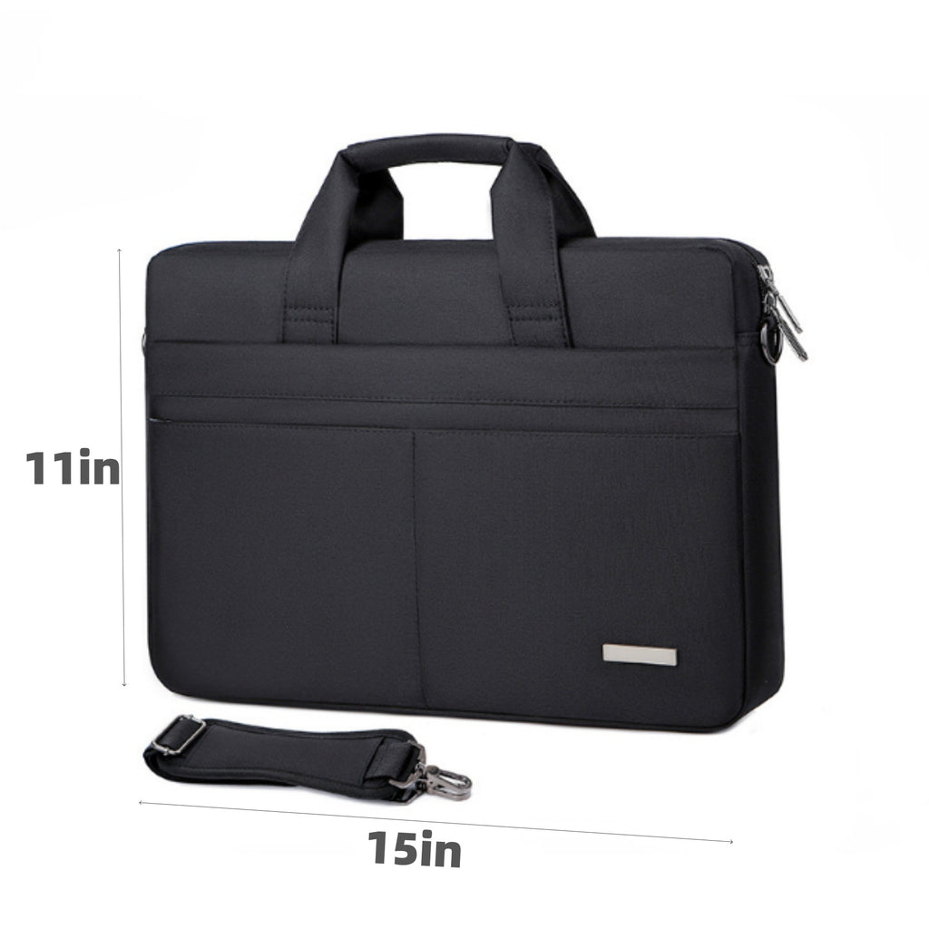 Padded Laptop Briefcase Shoulder Messenger Bag - product size