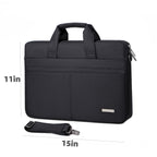 Padded Laptop Briefcase Shoulder Messenger Bag - product size