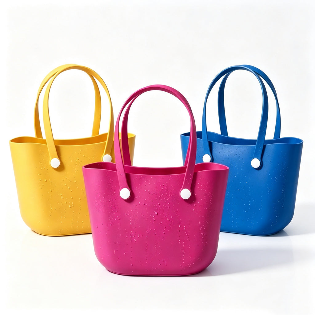 Large EVA Beach Handbag Tote Bag For Women - blank product