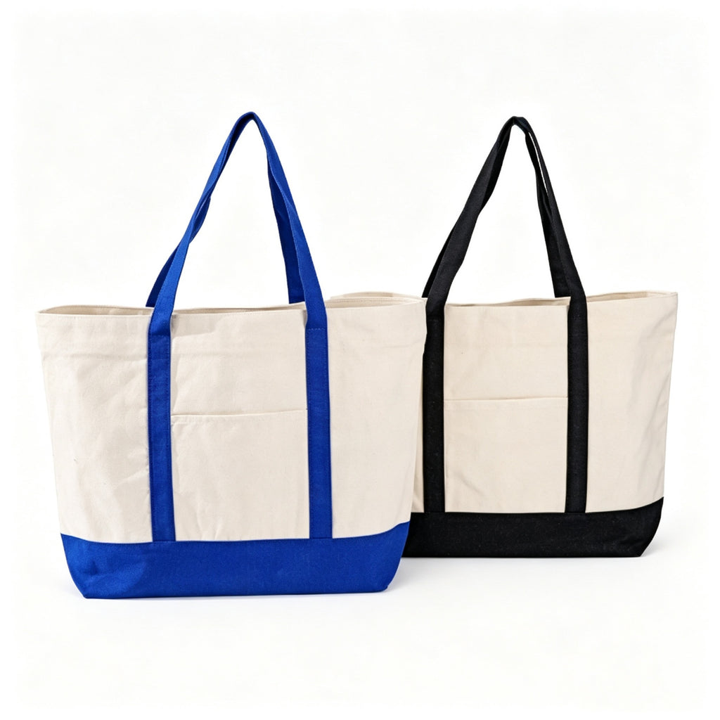 Durable Heavy Duty Canvas Shoulder Tote Handbag - blank product