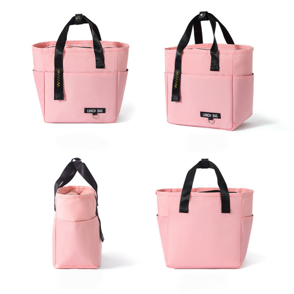 Insulated Cooler Lunch Bag Student Meal Handbag - blank product