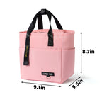 Insulated Cooler Lunch Bag Student Meal Handbag - product size