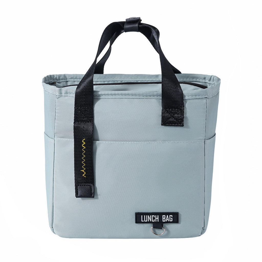 Insulated Cooler Lunch Bag Student Meal Handbag - Blue