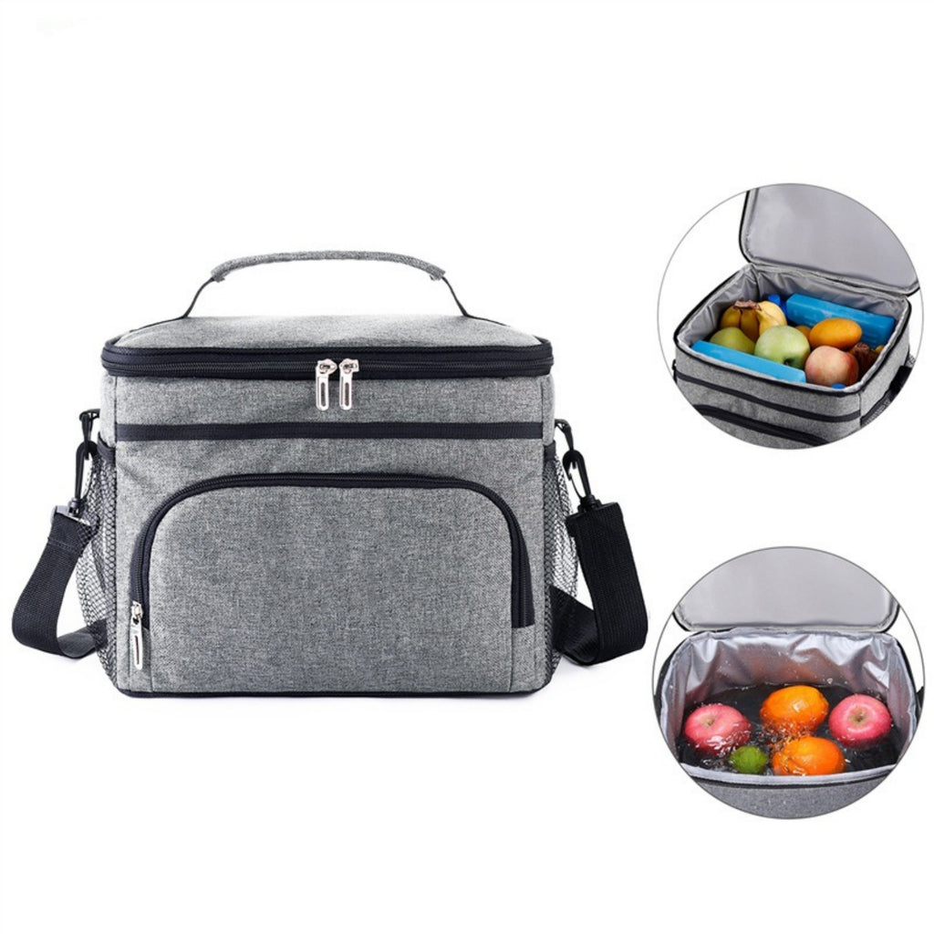 Portable Thermal Cooler Lunch Box Picnic Handbag - blank product