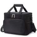 Portable Thermal Cooler Lunch Box Picnic Handbag - Black