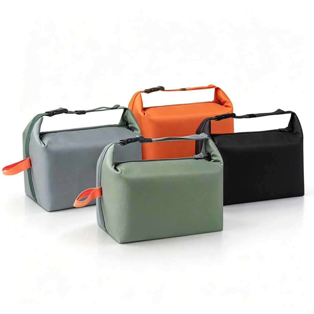 Insulated Cooler Lunch Bag Buckle Bento Carrier - blank product