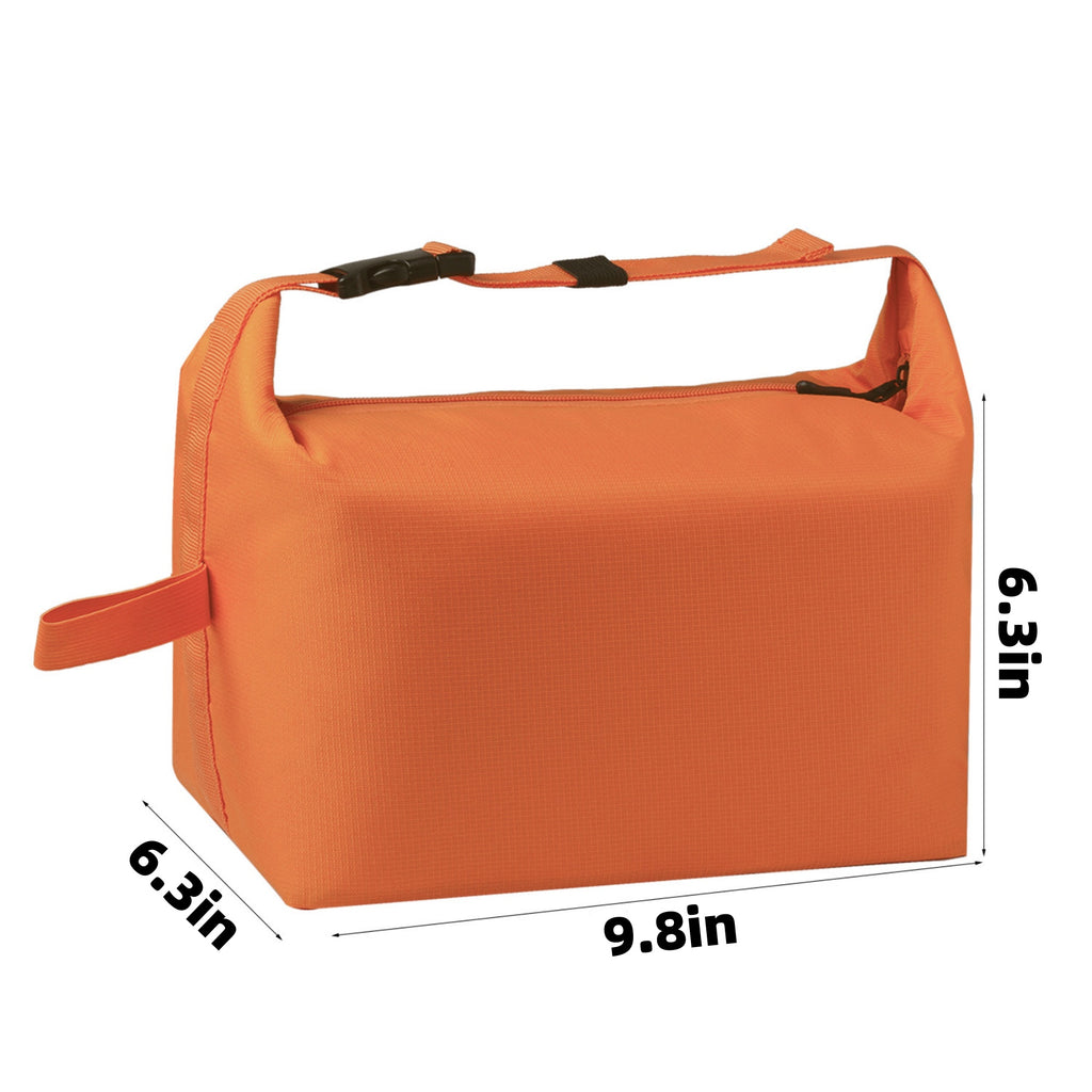 Insulated Cooler Lunch Bag Buckle Bento Carrier - product size