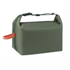 Insulated Cooler Lunch Bag Buckle Bento Carrier - Army Green