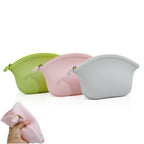 Portable Silicone Cosmetic Bag Travel Makeup Pouch - blank product