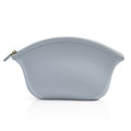 Portable Silicone Cosmetic Bag Travel Makeup Pouch - Gray