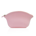 Portable Silicone Cosmetic Bag Travel Makeup Pouch - Pink