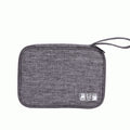 Portable Electronics Organizer Cable Storage Case - Gray