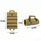 Roll Up Tool Bag Organizer Heavy Duty Oxford Pouch - product size