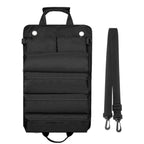 Roll Up Tool Bag Organizer Heavy Duty Oxford Pouch - Black