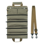 Roll Up Tool Bag Organizer Heavy Duty Oxford Pouch - Army Green