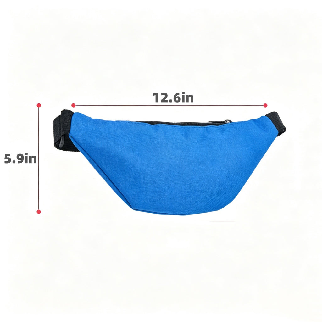 Casual Oxford Waist Bag Running Crossbody Pack - product size