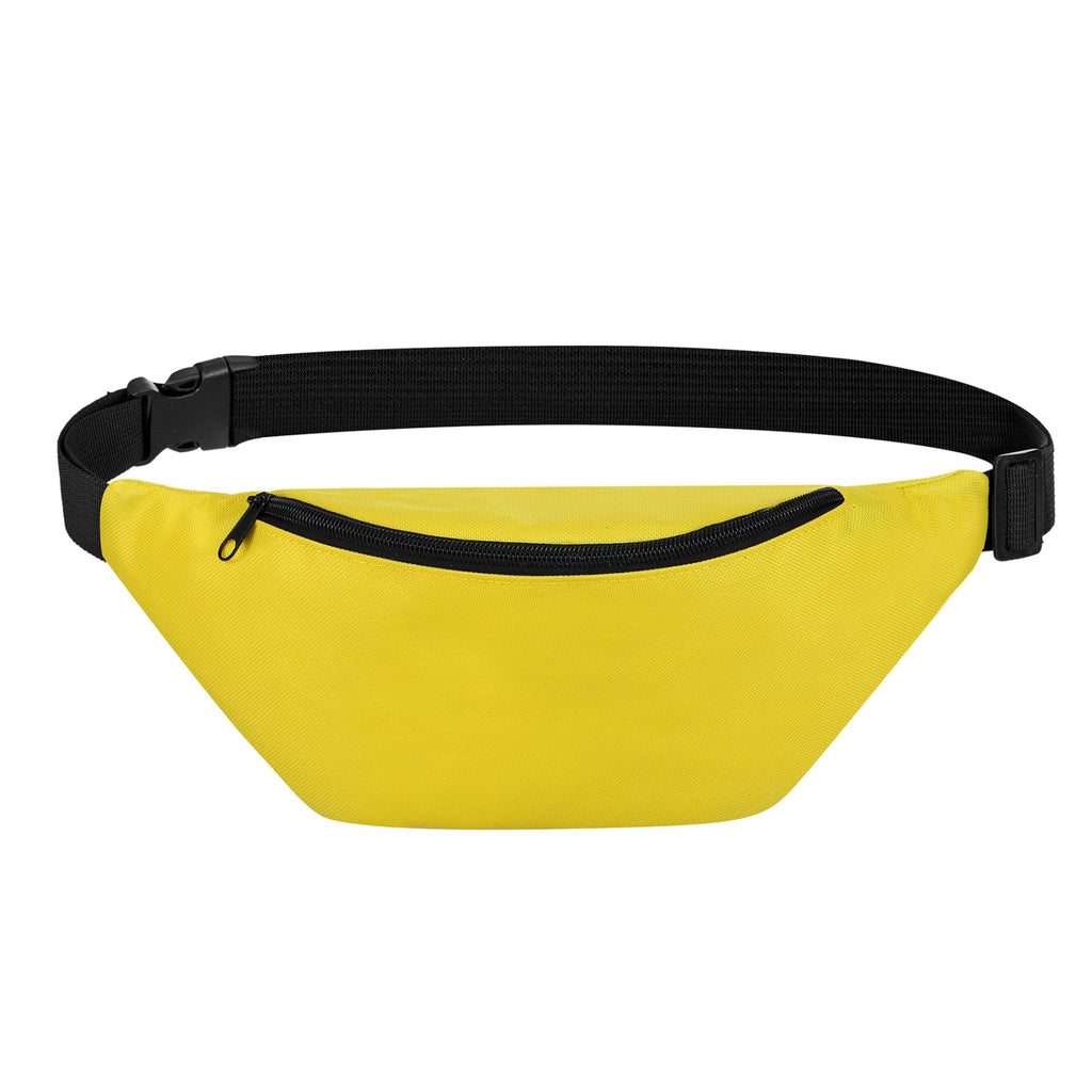 Casual Oxford Waist Bag Running Crossbody Pack - Yellow