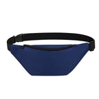Casual Oxford Waist Bag Running Crossbody Pack - Navy Blue