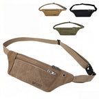 Canvas Phone Pouch Sports Running Waist Bag - blank product
