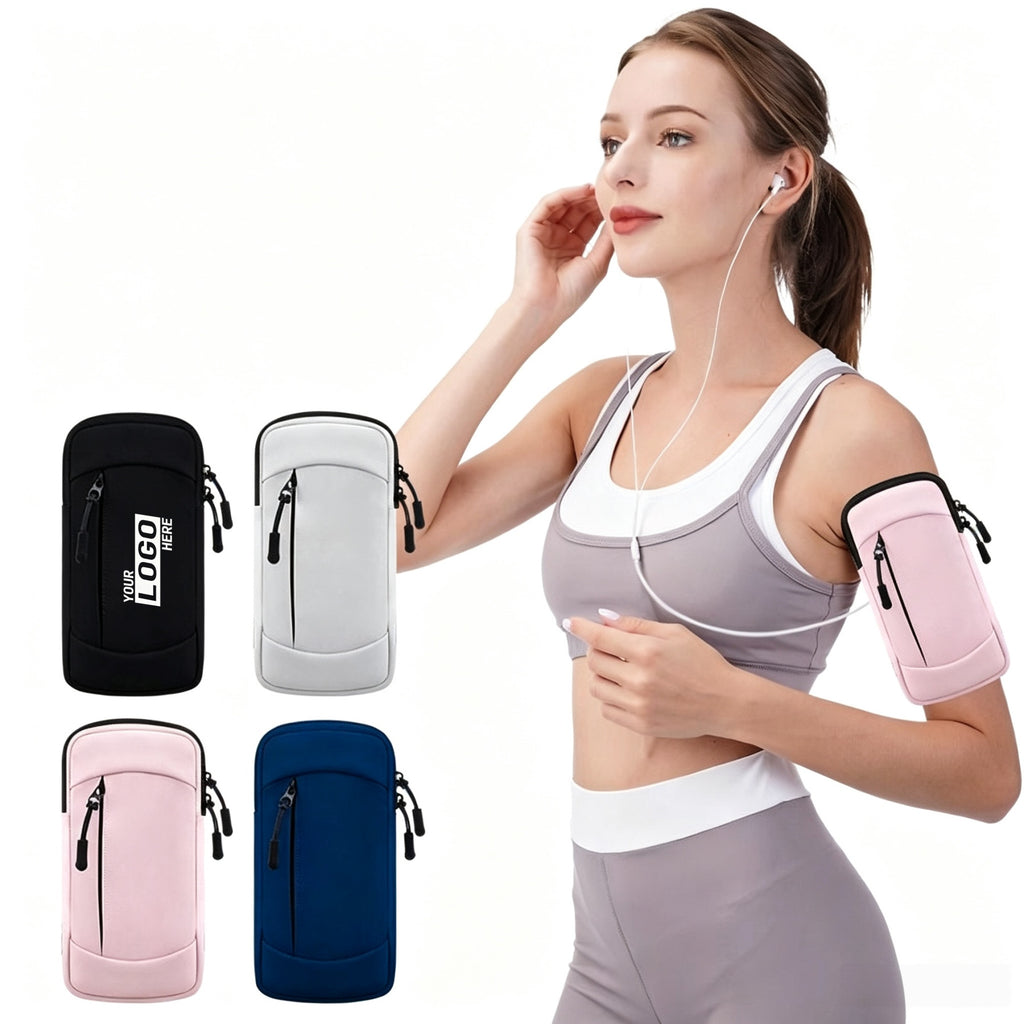 Waterproof Running Armband Phone Holder Wrist Bag - printed product