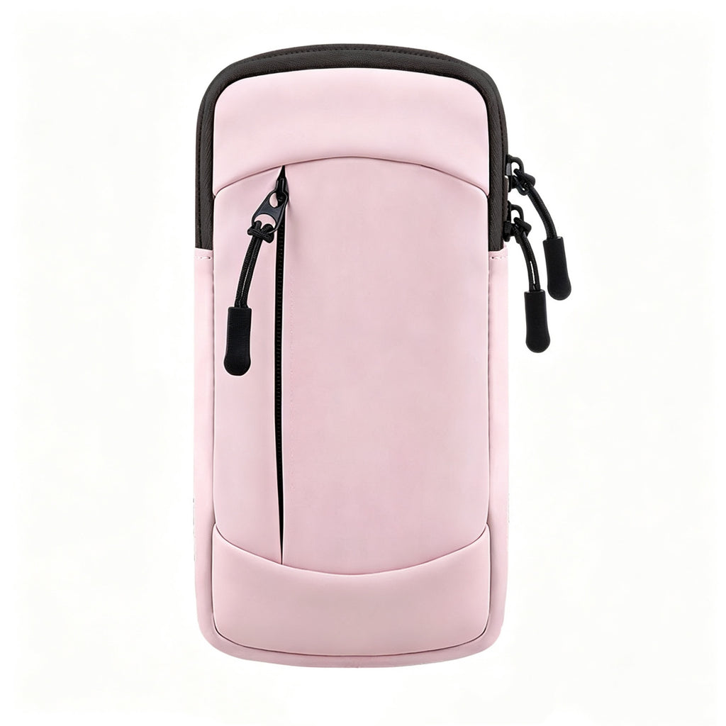 Waterproof Running Armband Phone Holder Wrist Bag - Pink