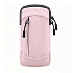 Waterproof Running Armband Phone Holder Wrist Bag - Pink