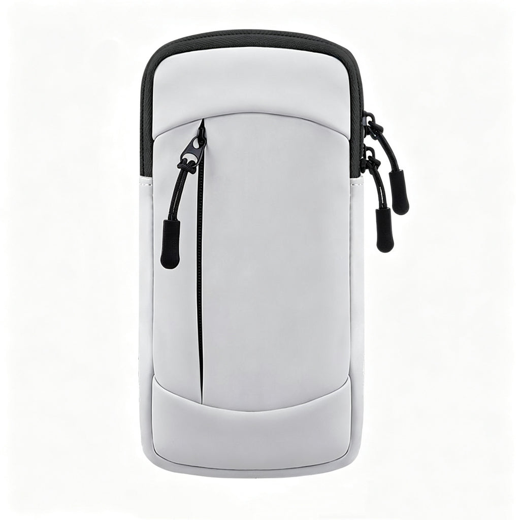 Waterproof Running Armband Phone Holder Wrist Bag - Gray