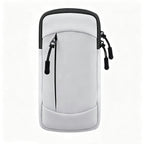 Waterproof Running Armband Phone Holder Wrist Bag - Gray