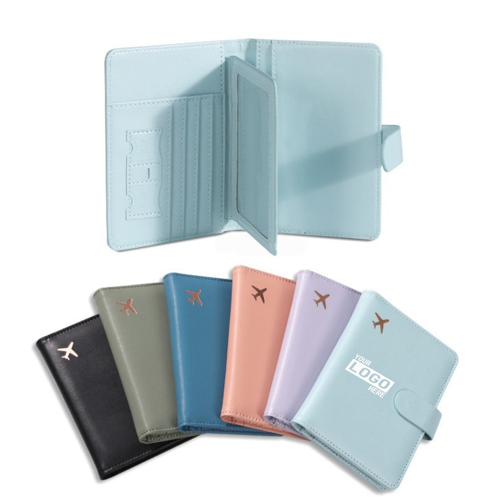 Leather Travel Passport Holder Wallet Cover Case Primary imprint location