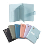 Leather Travel Passport Holder Wallet Cover Case - printed product