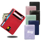 RFID Blocking PU Leather Card Holder Slim Sleeve - printed product