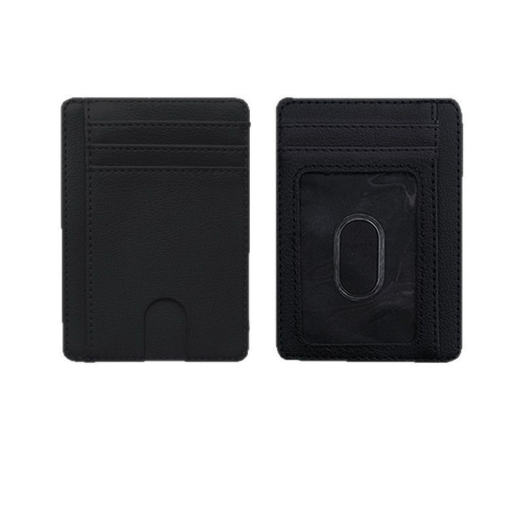 RFID Blocking PU Leather Card Holder Slim Sleeve - blank product