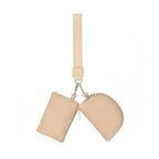 Portable Wristlet Coin Purse Mini Card Pouch Set - Khaki