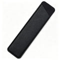 Slim PU Leather Pen Sleeve Single Pencil Case Pouch - Black