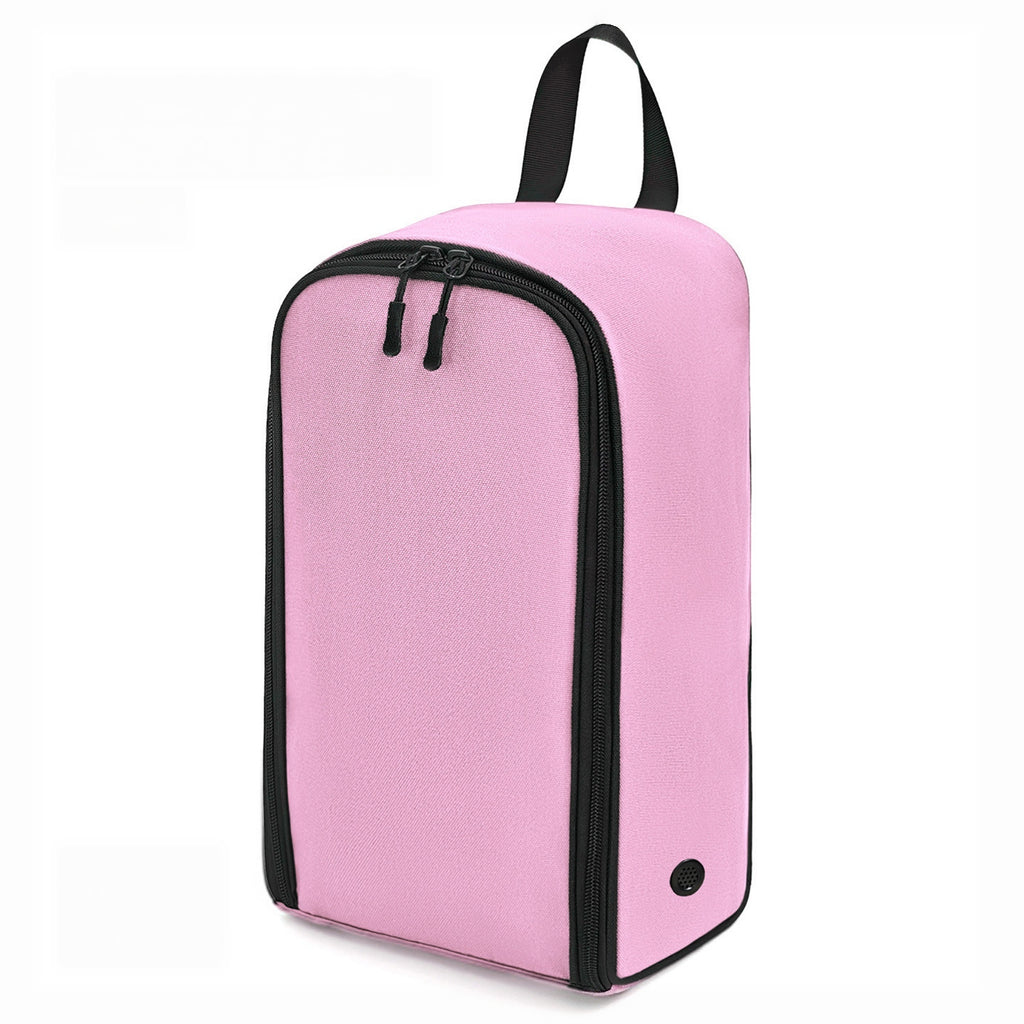 Breathable Portable Sports Sneaker Shoe Bag - Pink