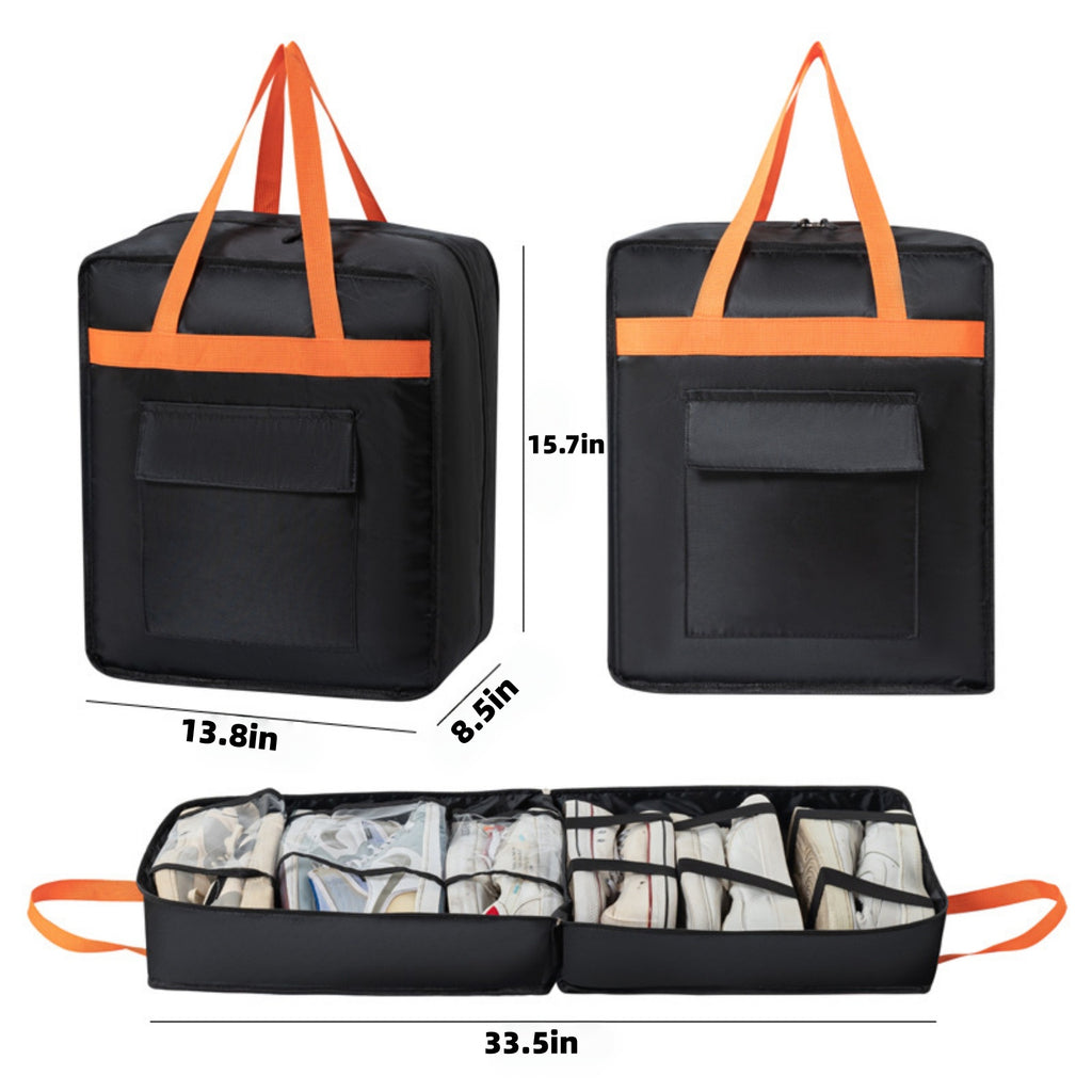 Portable Travel Shoe Bag Large Capacity Tote Pouch - product size