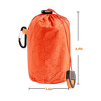 Portable Emergency Sleeping Bag Drawstring Pouch - product size